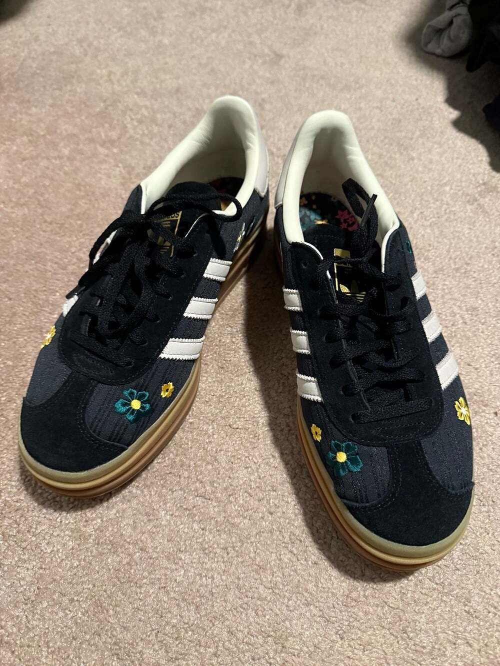 Adidas Originals x Liberty London Gazelle Bold Black Floral Sneakers